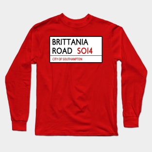 Brittania Road SO14 Southampton Long Sleeve T-Shirt